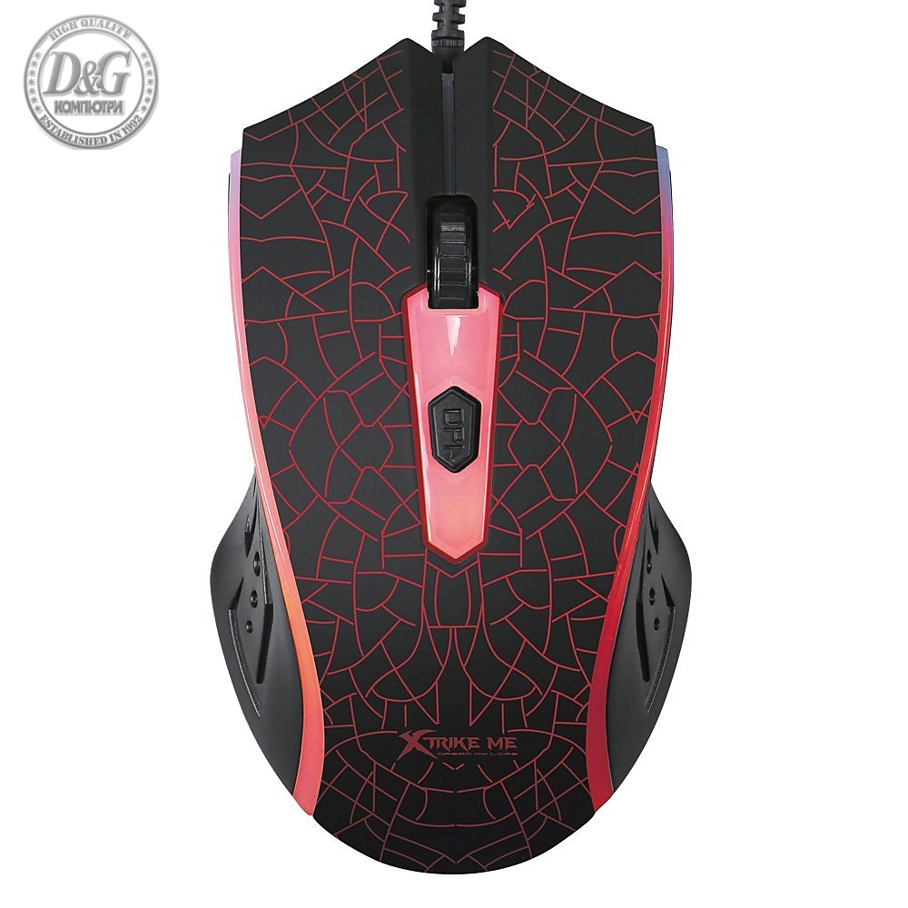 Xtrike ME геймърска мишка Gaming Mouse GM-206 - 1200dpi, Backlight 7 colors