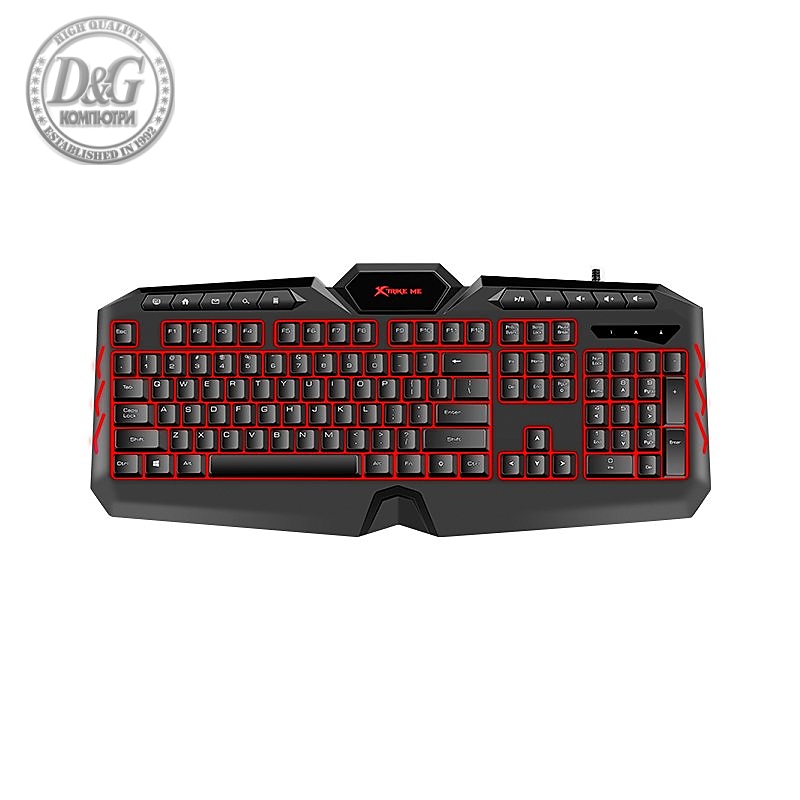 Xtrike ME геймърска клавиатура Gaming Keyboard KB-509 - Backlight