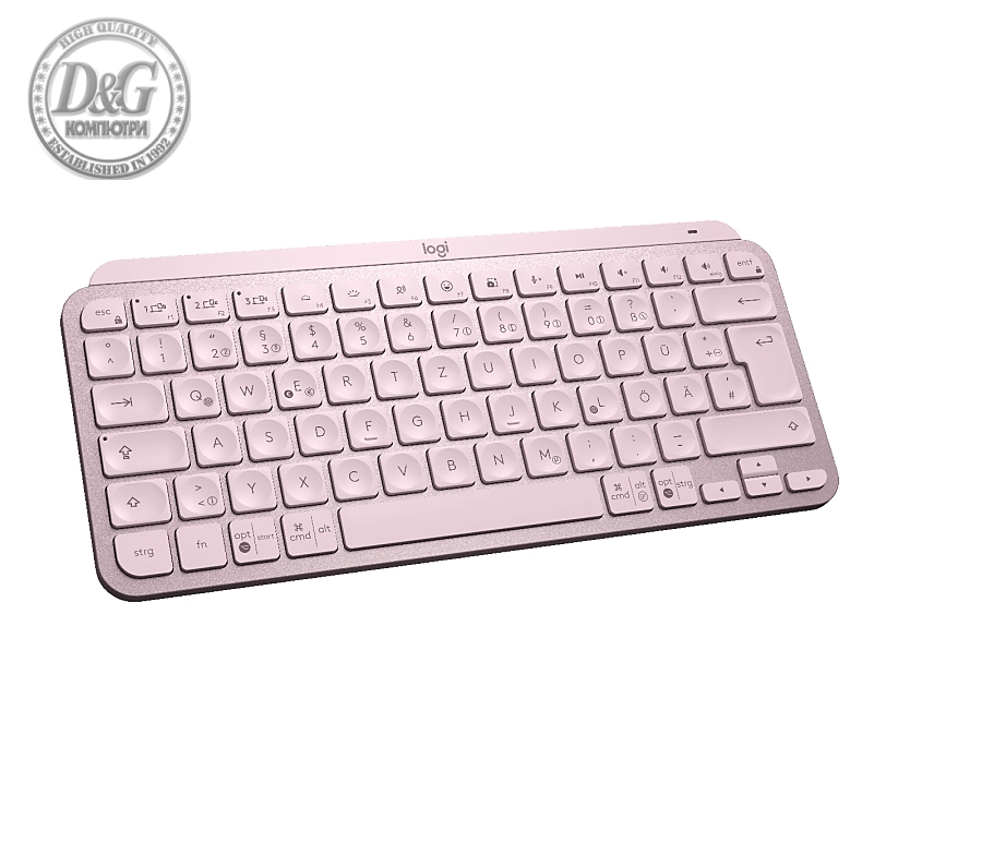 Logitech MX Keys Mini Minimalist Wireless Illuminated Keyboard - ROSE - US Intl