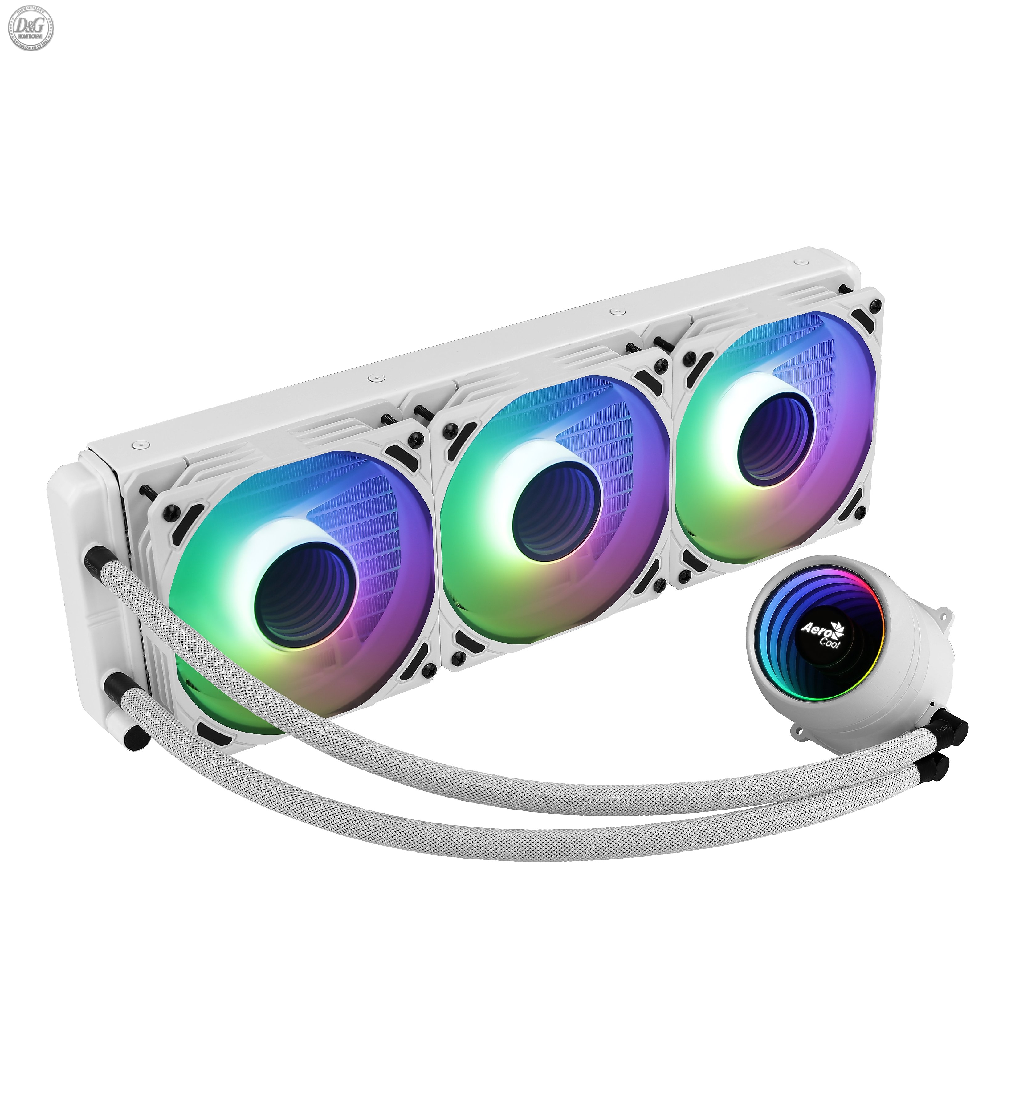 AeroCool водно охлаждане Water Cooling - Mirage L360 White - Addressable RGB - ACLA-MR36127.71