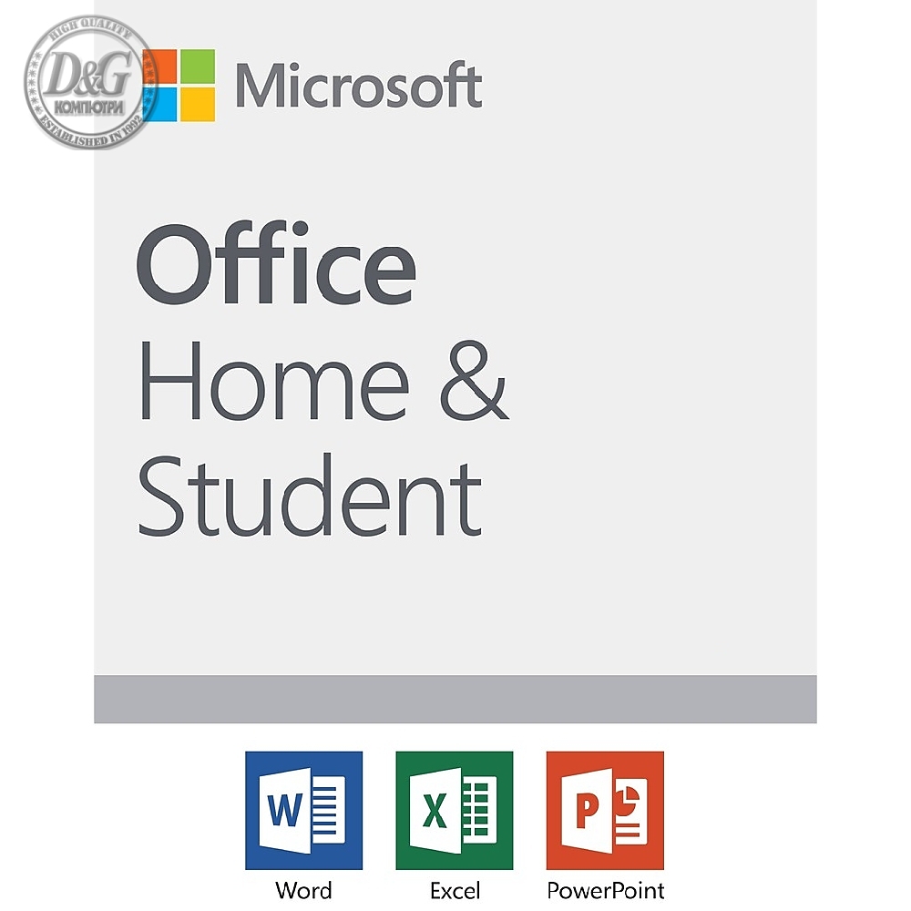 Microsoft Office Home and Student 2021 English EuroZone Medialess