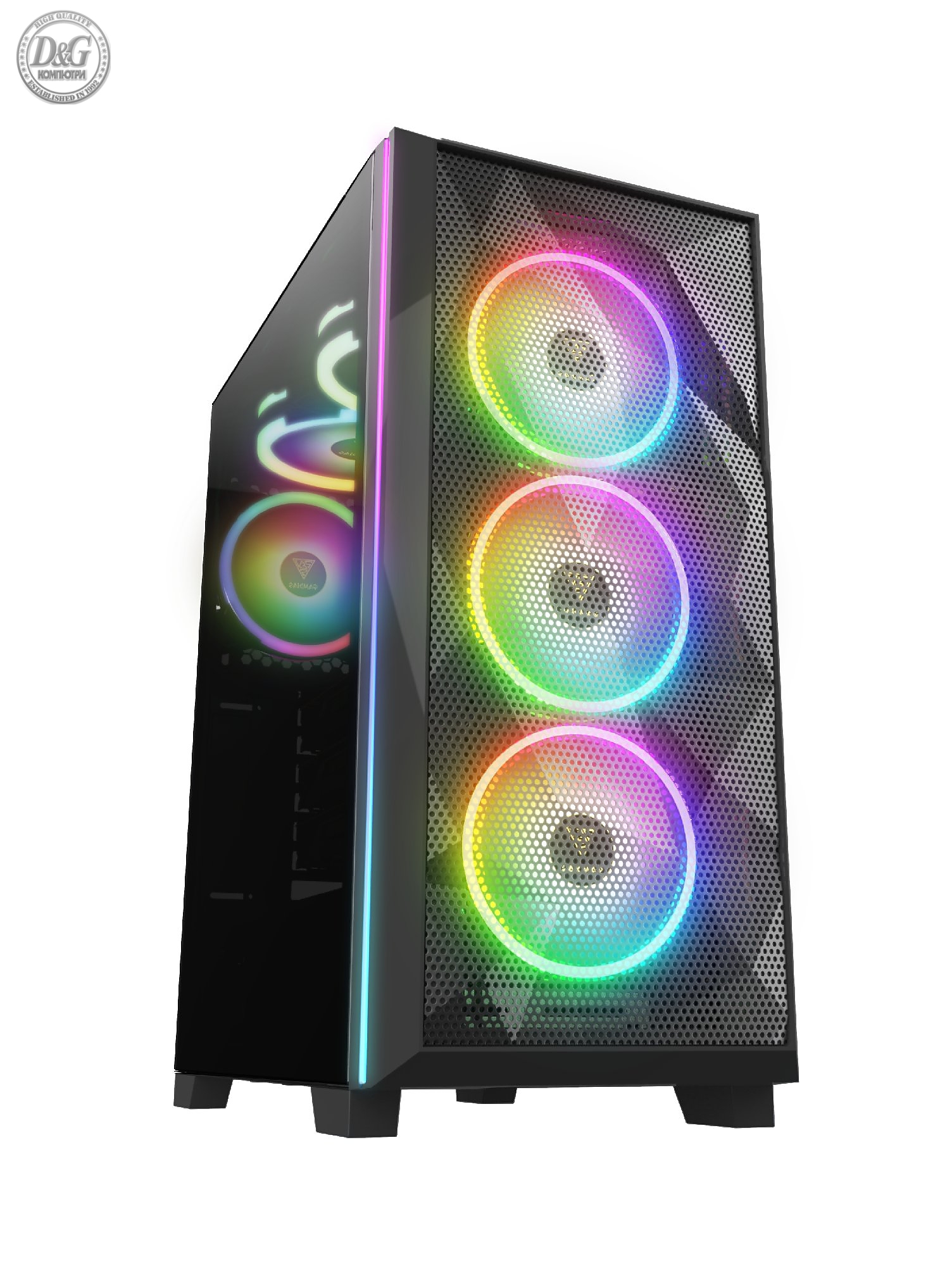 Gamdias кутия за компютър Case ATX - ATHENA M2 Elite RGB