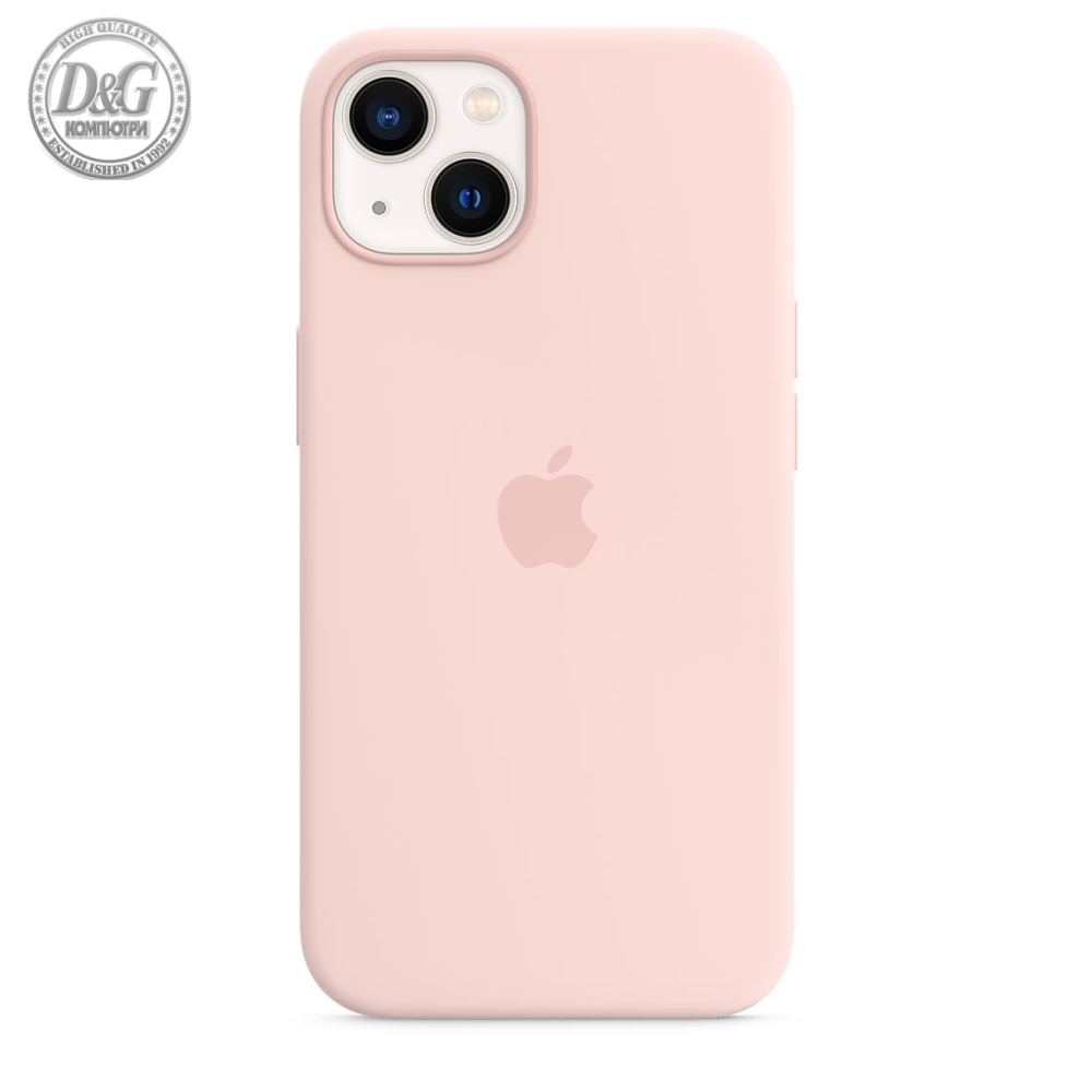 Apple iPhone 13 Silicone Case with MagSafe – Chalk Pink