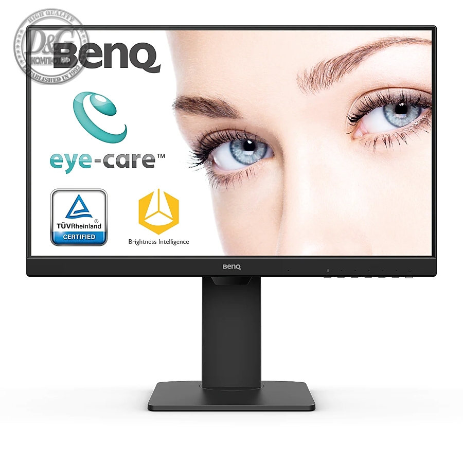 BenQ BL2485TC 23.8" IPS, 5ms, 1920x1080 FHD, Business Monitor, Eye Care,Flicker-free, LBL+, Br.I., ePaper, 1000:1, 20M:1 DCR, 8 bit, 250cd/m2, HDMI, DP, USB-C 60W, Speakers, HAdj. Stand 130mm, Headphone jack, Line In, Tilt, Vesa, ES7.0, Ultra Slim, Black