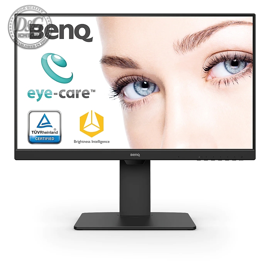 BenQ BL2785TC 27" IPS, 5ms, 1920x1080 FHD, Business Monitor, Eye Care, Flicker-free, LBL+, Br.I., ePaper, 1000:1, 20M:1 DCR, 8 bit, 250cd/m2, HDMI, DP, USB-C 60W, Speakers, HAdj. Stand 130mm, Headphone jack, Line In, Tilt, Vesa, ES7.0, Ultra Slim, Black