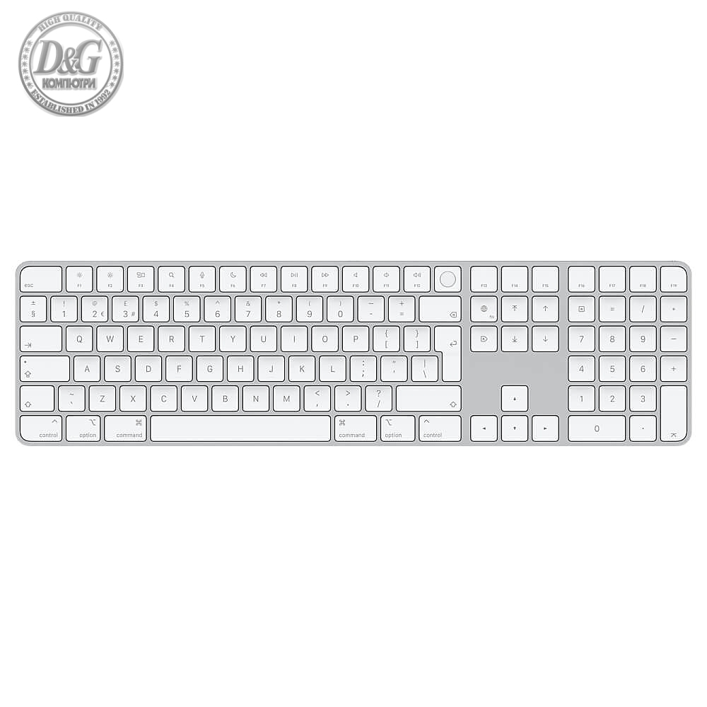 Apple Magic Keyboard (2021) with Touch ID and Numeric Keypad for Macs with Apple silicon - Bulgarian