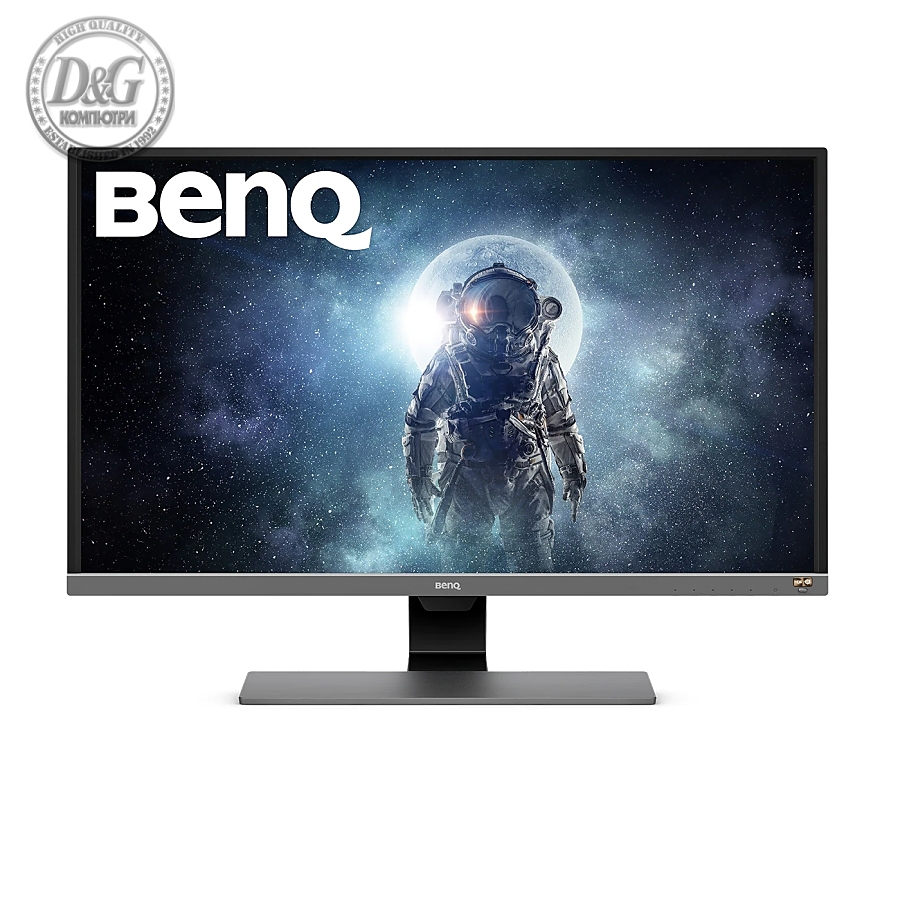 BenQ EW3270U, 31.5" VA, 4ms, 3840x2160 4K UHD, Entertainment Monitor, FreeSync, HDR, 95% DCI-P3, Opt-Clarity, Flicker-free, LBL, B.I.+, Super Resolution, 3000:1, 20M:1 DCR, 10 bit, 300 cd/m2, HDMI, DP, USB Type-C, Speakers, Tilt, Metallic Grey