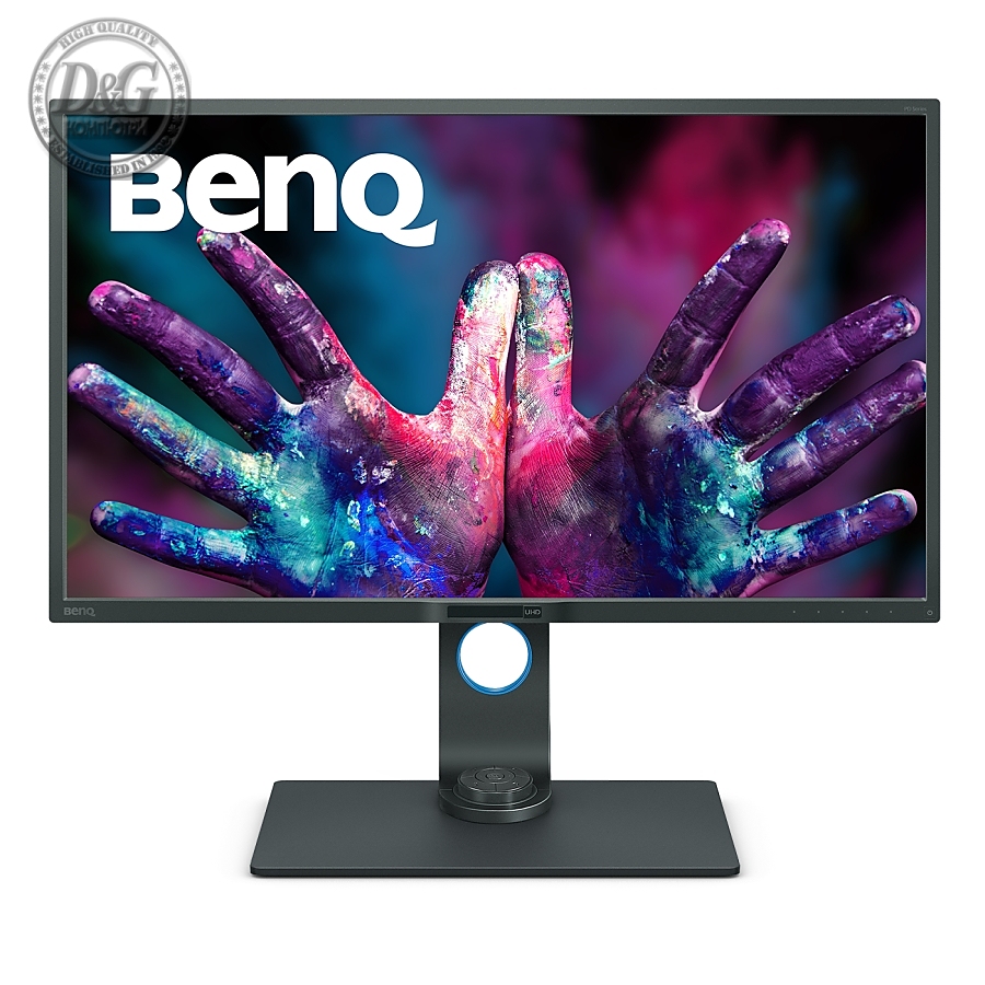 BenQ PD3205U 32" IPS 4ms 3840x2160 4K, DesignVue Designer Mon,100% sRGB,PIP/PBP,CAD/CAM,Disp Pilot,Flicker-free,LBL,1000:1,20M:1 DCR,10 Bit,250cd/m2,USB C(PowerDelivery 90W),HDMI,DP,miniDP,USB Hub, PIP/PBP,KVM,Card R/W,2x2.5W,HAdj.,Swivel,Pivot,Tilt,Gray