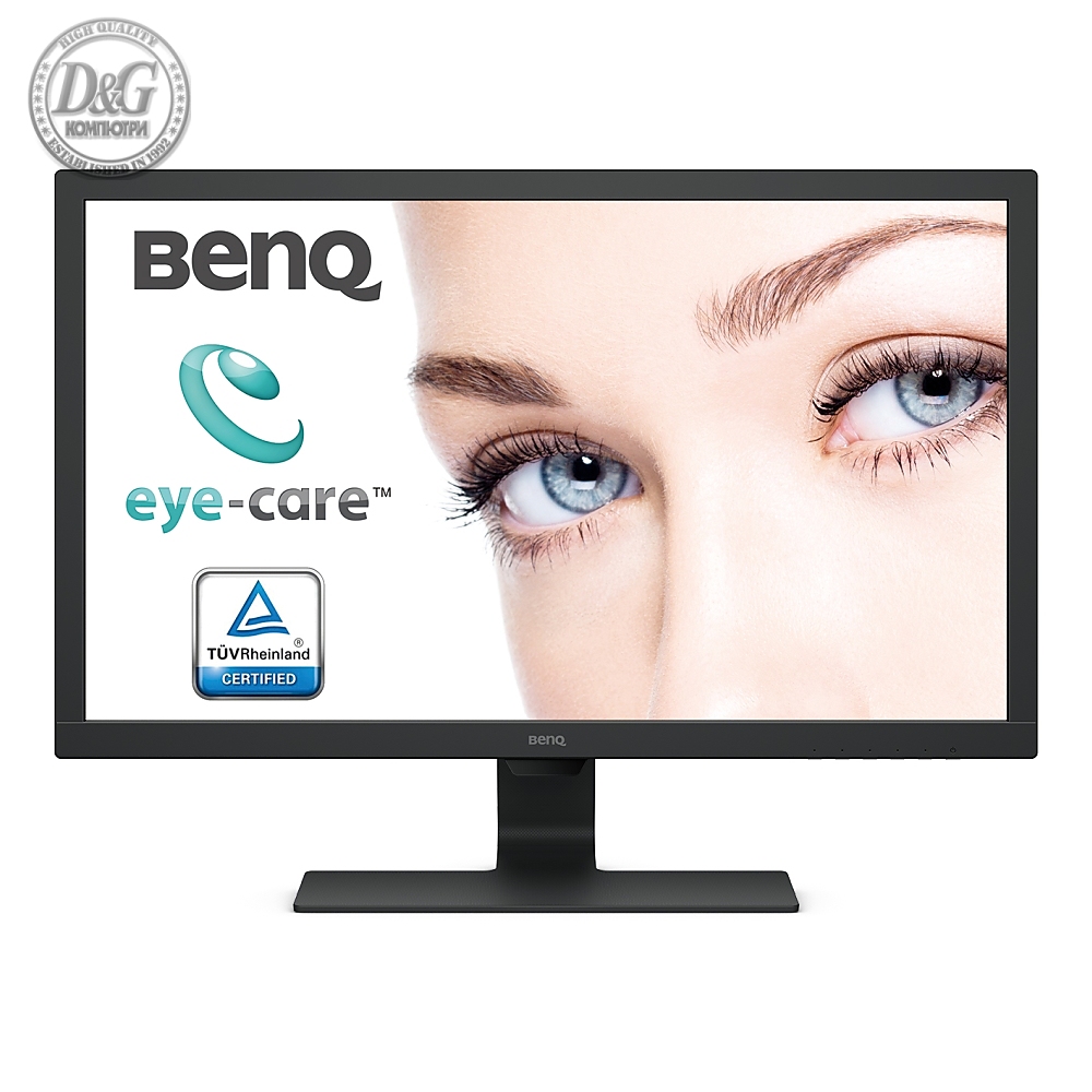 BenQ BL2783 27" TN LED 1ms 1920x1080 FHD, Stylish Monitor, 72% NTSC, Eye Care, B.I., Flicker-free, 1000:1, DCR: 12M:1, 8bit, 300cd/m2, VGA, HDMI, DP, Speakers 2x2W, Tilt, Black