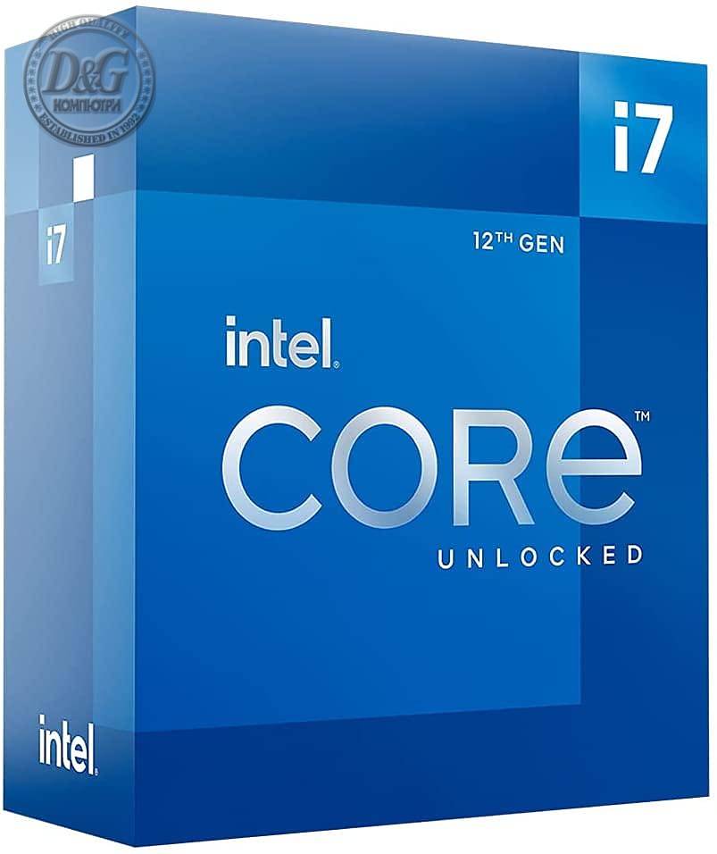 Процесор Intel Alder Lake Core i7-12700K, 12 Cores, 20 Threads (3.6GHz Up to 5.0GHz, 25MB, LGA1700), 125W, Intel&reg; UHD Graphics 770