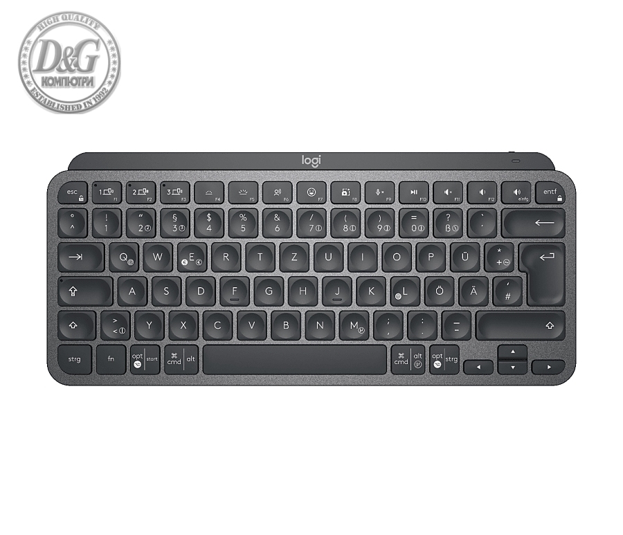 Logitech MX Keys Mini Minimalist Wireless Illuminated Keyboard - GRAPHITE - US Intl