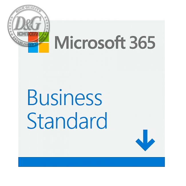 Microsoft 365 Bus Standard Retail English EuroZone Subscr 1YR Medialess P8