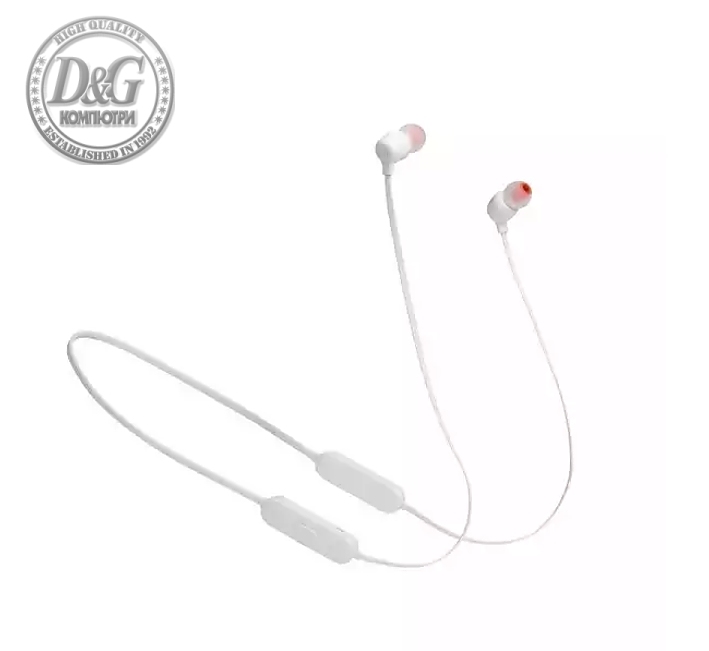 JBL T125BT WHT Wireless in-ear headphones