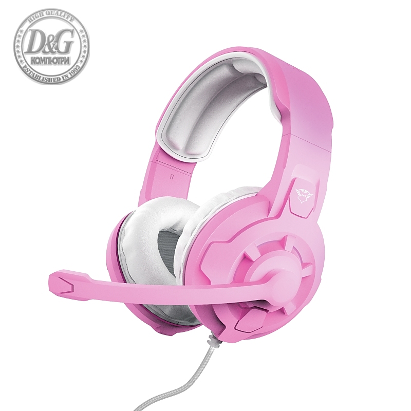 TRUST GXT 411P Radius Gaming Headset Pink