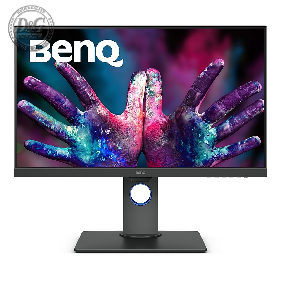 BenQ PD2705U, 27" IPS LED, 5ms,3840x2160 4K UHD, Designer Monitor, AQCOLOR, 100% sRGB, HDR10, B.I., LBL, KVM Switch, ICCsync, CAD/CAM, DualView, 1000:1, 300 cd/m2, HDMI, DP, USB Type-C(Power 65W, DP alt), Speak.2x2W, Height Adj., Swivel, Tilt, Gray