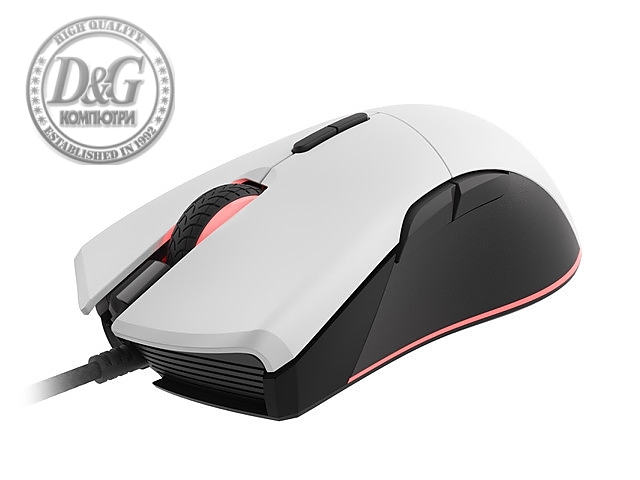 Genesis Gaming Mouse Krypton 290 6400 DPI RGB Backlit With Software White