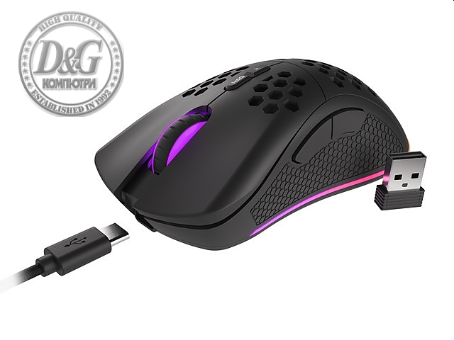 Genesis Gaming Mouse Zircon 550 Wireless 8000 DPI Black