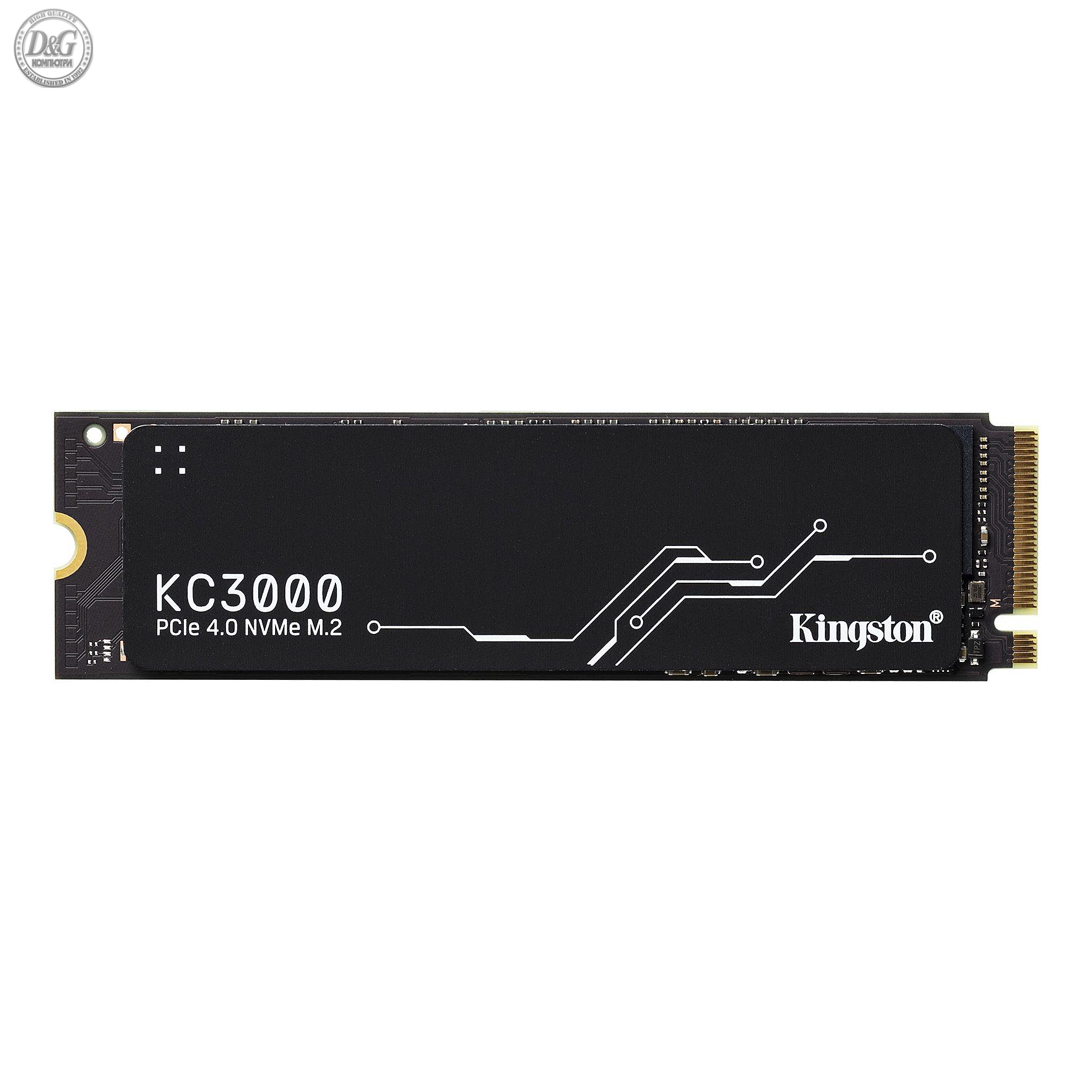 Solid State Drive (SSD) KINGSTON KC3000 M.2-2280 PCIe 4.0 NVMe 512GB