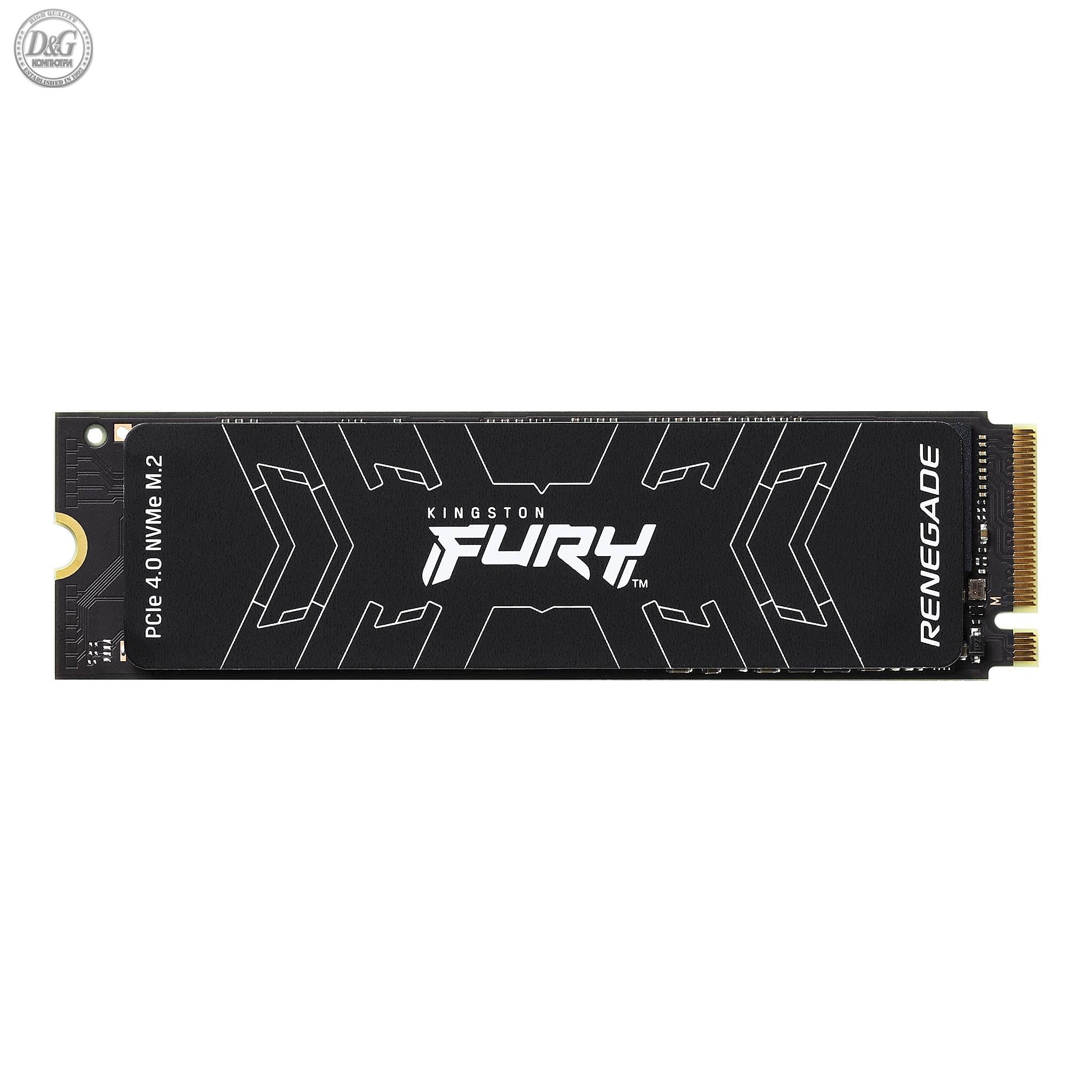 Solid State Drive (SSD) Kingston Fury Renegade M.2-2280 PCIe 4.0 NVMe 500GB