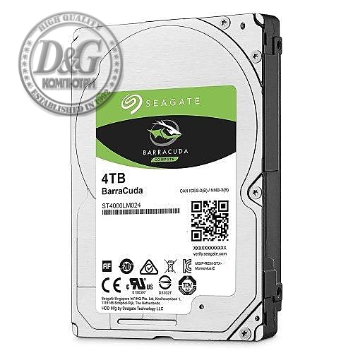 Хард диск SEAGATE BarraCuda, 4TB, 5400RPM, 2.5&quot;, 128MB, ST4000LM024