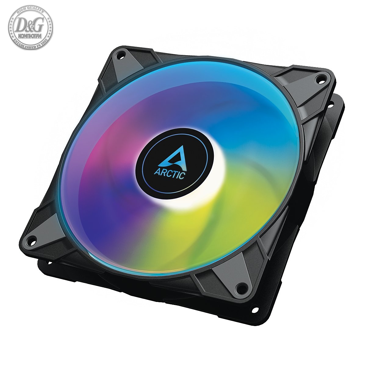 Arctic вентилатор Fan 140mm P14 PWM PST A-RGB 0dB (Black)