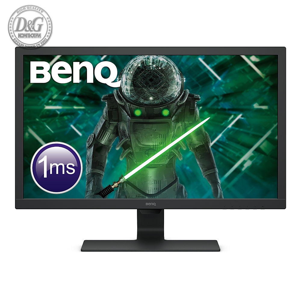 BenQ GL2780E, 27" TN, 1ms, 75Hz, 1920x1080 FHD, Flicker-free, Brightness Intelligence (B.I.), LBL, ePaper mode, Color Weakness Mode, 1000:1, DCR 12M:1, 8bit, 300 cd/m, VGA, DVI, HDMI (v1.4) x1, DisplayPort (DP), Speakers 2W x2, Tilt, Vesa 100x100, Black