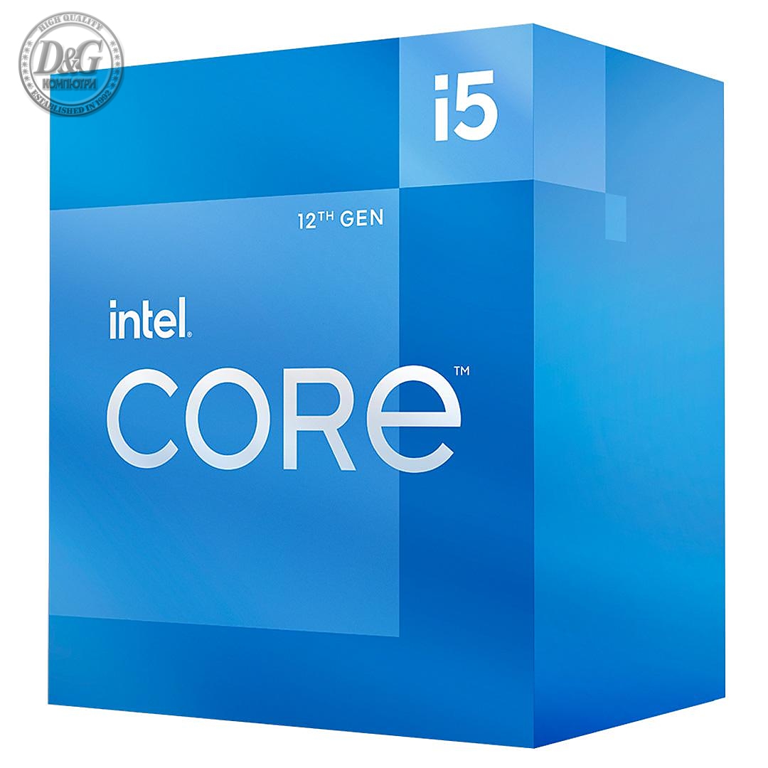 Процесор Intel Alder Lake Core i5-12600, 6 Cores, 12 Threads (3.3GHz Up to 4.8Ghz, 18MB, LGA1700), 65W, Intel UHD Graphics 770, BOX