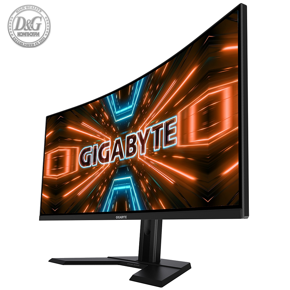 Геймърски Монитор Gigabyte G34WQC-A-EK, 34&quot; VA 4K, Curved 1500R, HDR, 144Hz, 1ms