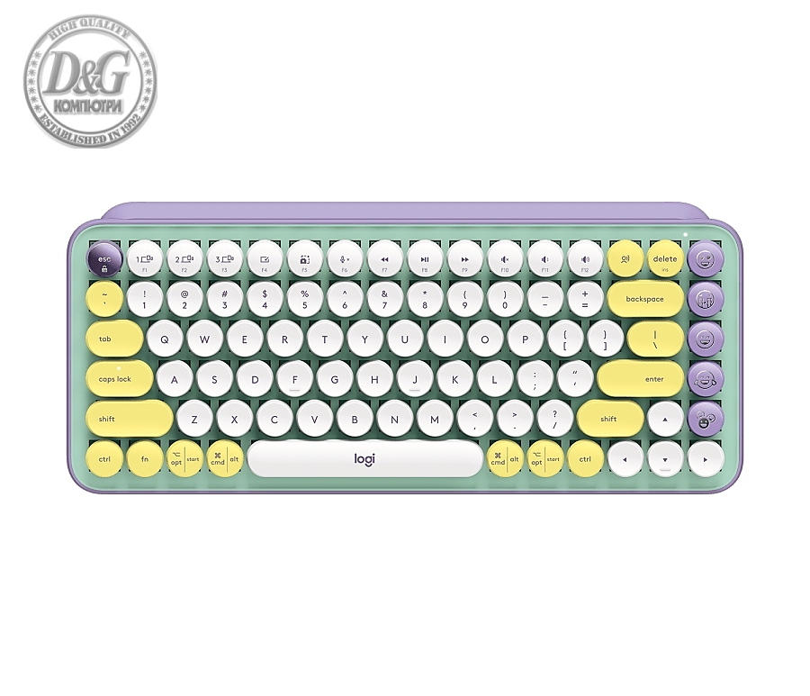 Logitech POP Keys Wireless Mechanical Keyboard With Emoji Keys - DAYDREAM_MINT - US INT'L - INTNL