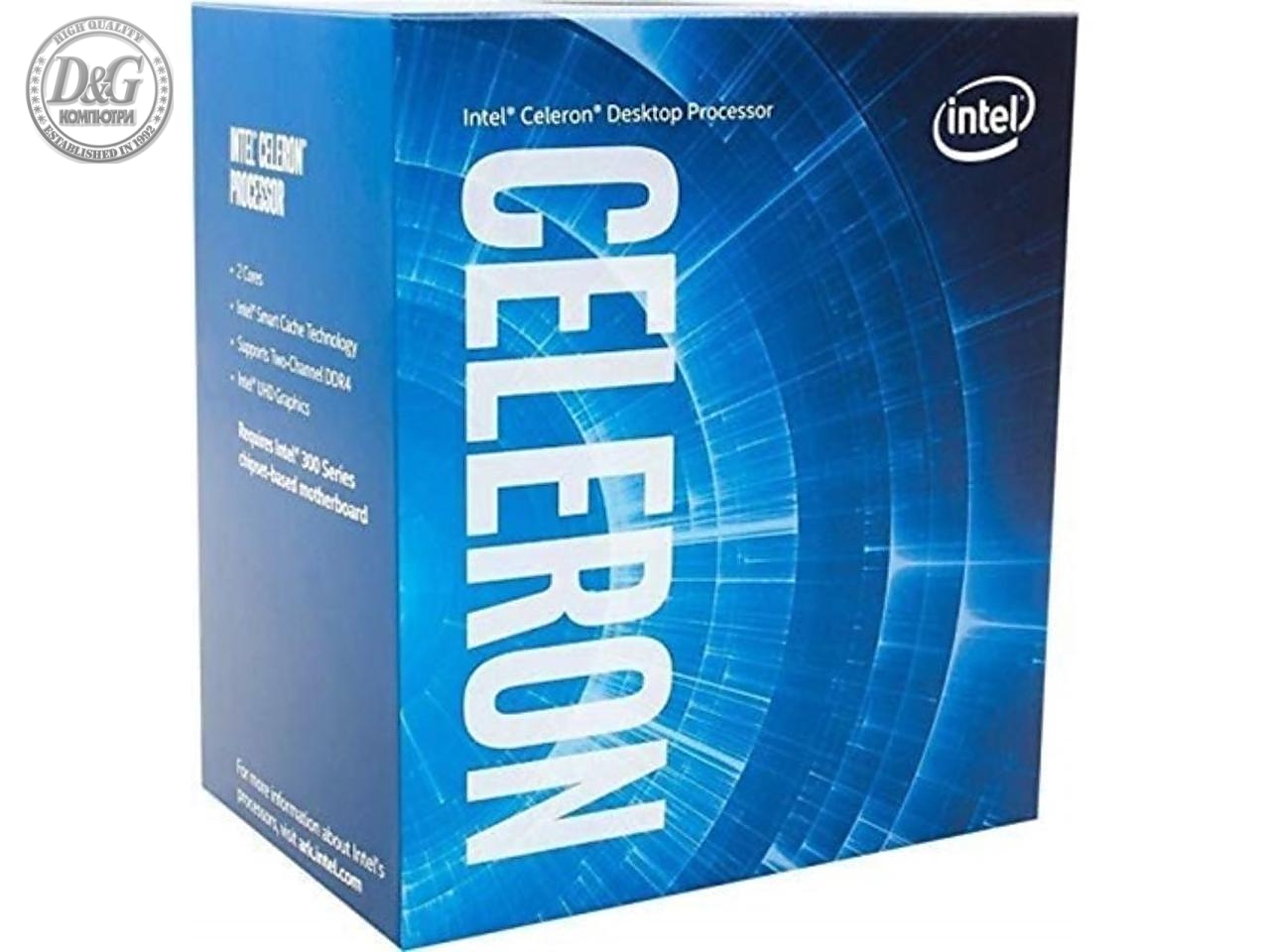 Процесор Intel Celeron G5905, Comet Lake, 3.5GHz, 4MB, 58W,  FCLGA1200, BOX