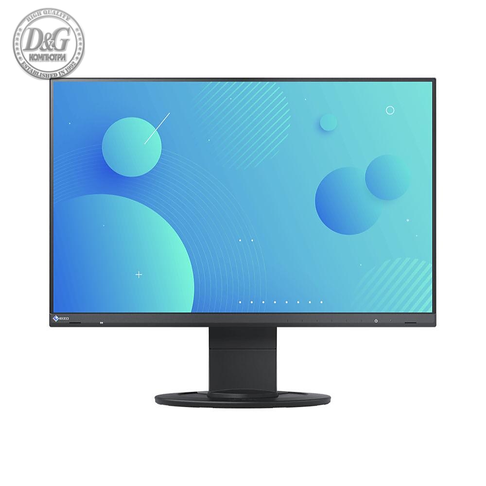 Монитор EIZO FlexScan EV2360, IPS, 22.5 inch, Wide, WUXGA, D-Sub, HDMI, DisplayPort, Черен