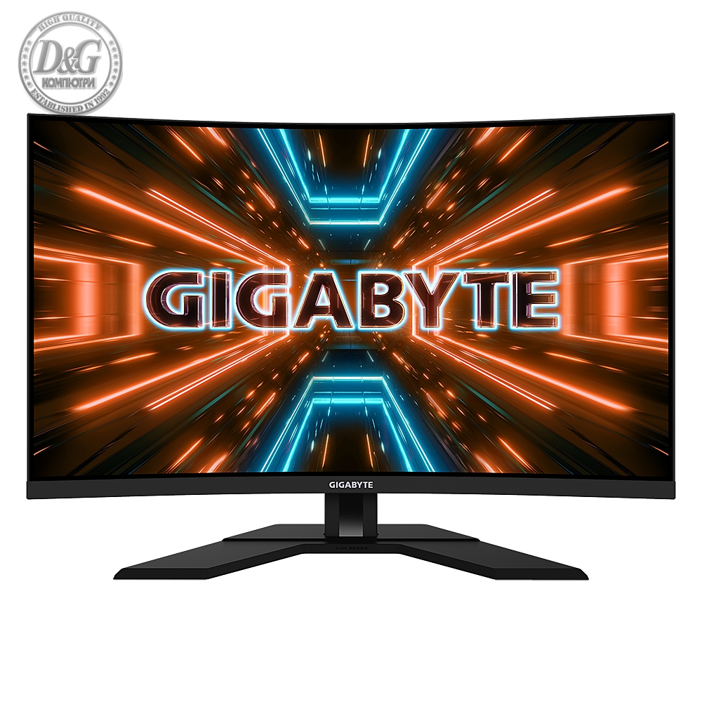 Геймърски Монитор Gigabyte M32QC-EK, 31.5&quot; inch VA 1500R, QHD, HDR, 170hz, 1 ms, KVM