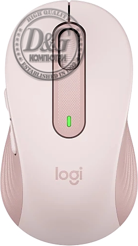 Безжична Мишка Logitech Signature M650 L - Rose, USB