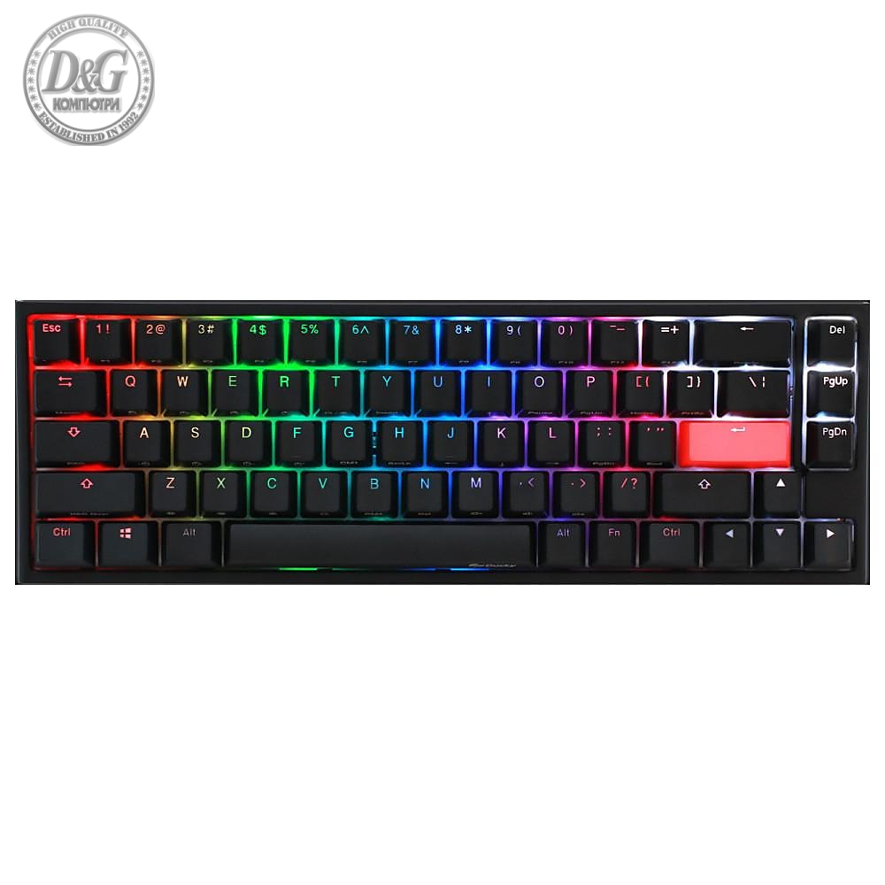 Геймърскa механична клавиатура Ducky One 2 SF RGB, Cherry MX Blue