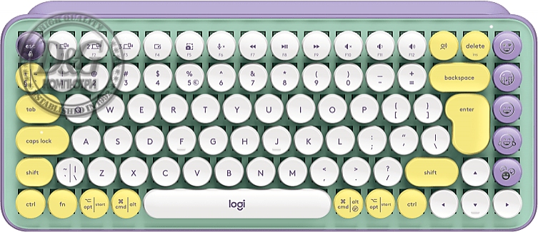 Геймърска Механична Клавиатура Logitech POP Keys Daydream, TKL, Bluetooth 5.1