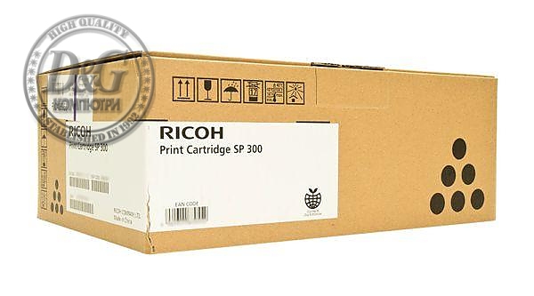 Тонер касета Ricoh SP300/SP300DN, 1500 копия, Черен