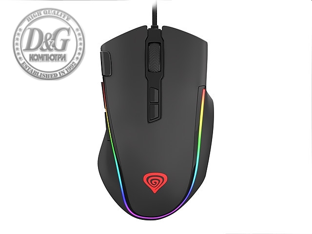 Genesis Gaming Mouse Krypton 700 G2 8000DPI with Software RGB Illuminated Black