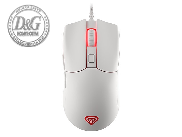 Genesis Gaming Mouse Krypton 8000DPI RGB Ultralight White PAW3333