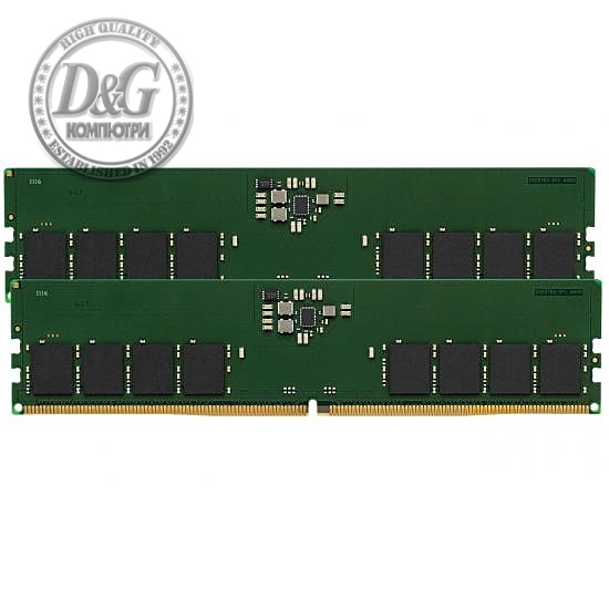 Памет Kingston 32GB(2x16GB) DDR5 PC5-38400 4800MHz CL40 KVR48U40BS8K2-32