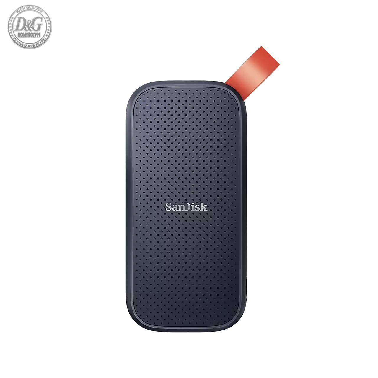 Външен SSD SanDisk Portable, 480GB, USB 3.2 Gen2 Type-C, Черен