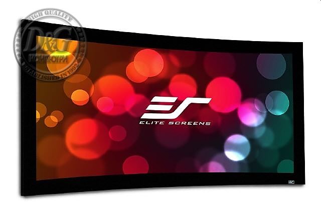 Elite Screen CURVE120WH1-A4K, 120" (16:9), BLACK FRAME , 265.9 x 149.1 cm, AcousticPro1080P3 (A4K)