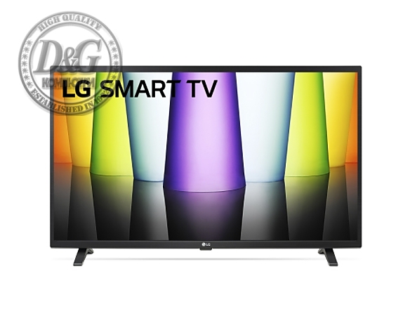 LG 32LQ63006LA, 32" LED Full HD TV, 1920x1080, DVB-T2/C/S2, webOS Smart, Virtual surround Plus, Dolby Audio, WiFi, Active HDR, HDMI, Airplay2, CI, LAN, USB, Bluetooth, Two Pole Stand, Black