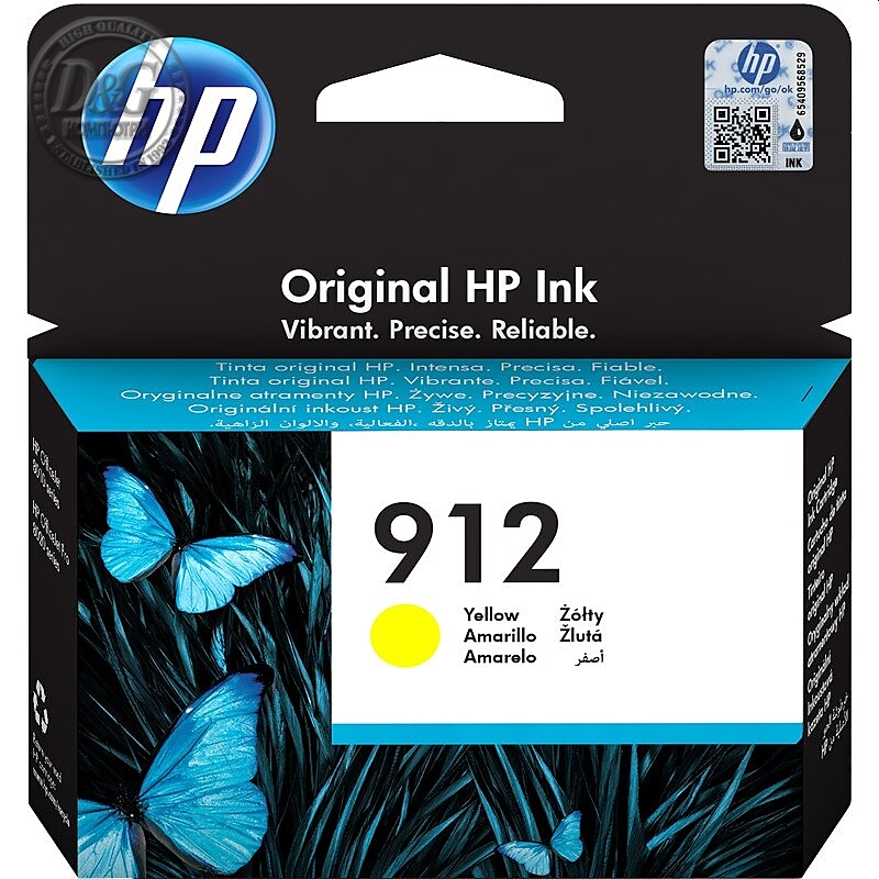 HP 912 Yellow Original Ink Cartridge