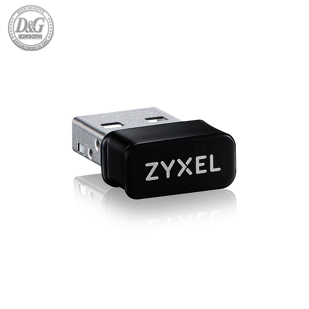 Безжичен адаптер ZYXEL NWD-6602, USB, Dual-Band AC1200, нано