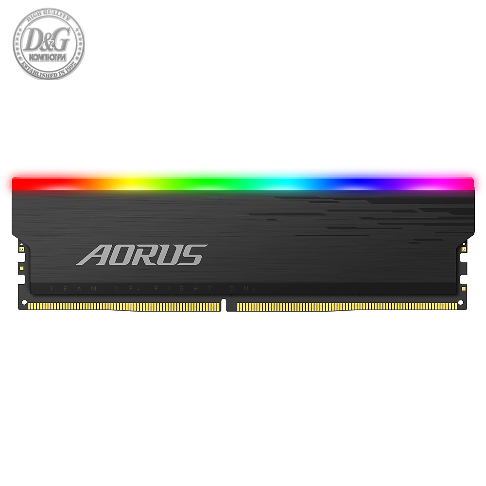 Памет Gigabyte AORUS RGB 16GB DDR4 (2x8GB) 3333MHz  CL18-20-20-40 1.35v