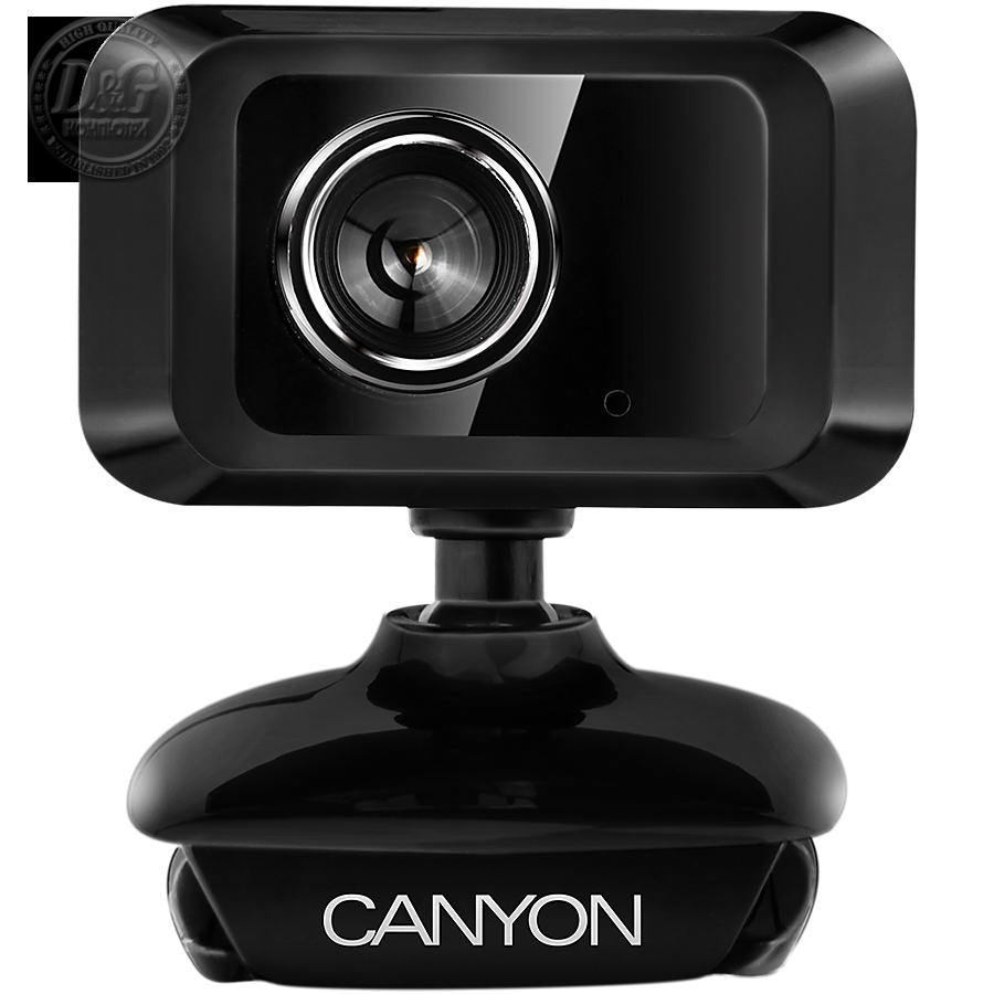 CANYON Enhanced 1.3 Megapixels resolution webcam with USB2.0 connector