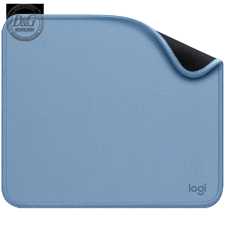 LOGITECH Mouse Pad Studio Series-BLUE GREY-NAMR-EMEA-EMEA, MOUSE PAD