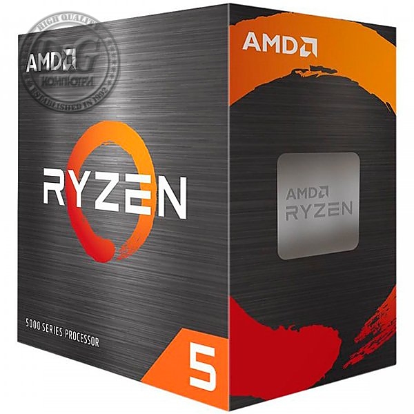 AMD CPU Desktop Ryzen 5 6C/12T 5600G (4.4GHz, 19MB,65W,AM4) box with Wraith Stealth Cooler and Radeon Graphics