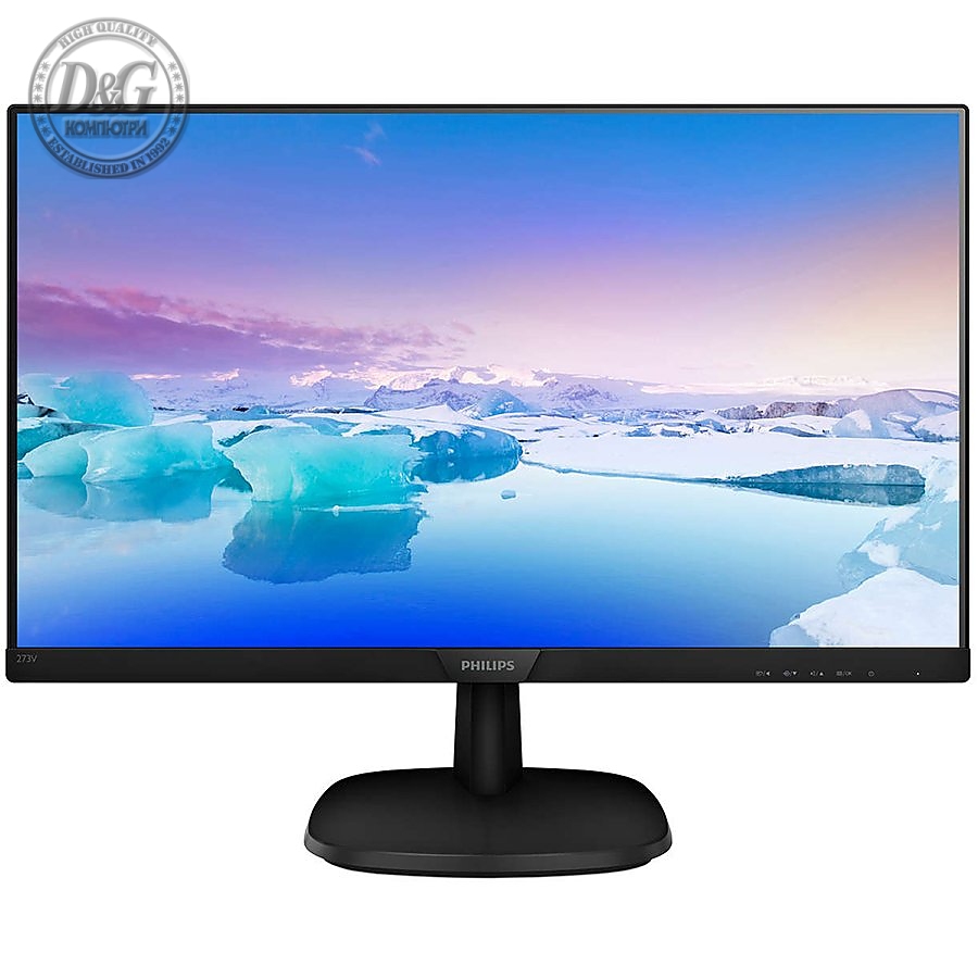 Monitor 27" Philips 273V7QJAB/00(01) Black IPS, 16:9, 1920x1080, 4ms, 250 cd/m2, 1000:1, D-Sub, HDMI, DP, 2Wx2, vesa