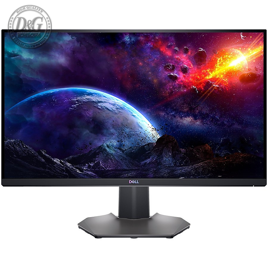 Dell Gaming LED Monitor S2721DGF, 27", QHD 2560x1440, 16:9, IPS, 1000:1, 144 Hz, 1ms, 400 cd/m2, VESA, DisplayPort, HDMI, USB, Height Adjustable